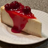 New York Style Cheesecake_w/cherries