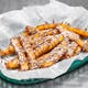 Funnel Cake Fries with Nutella
