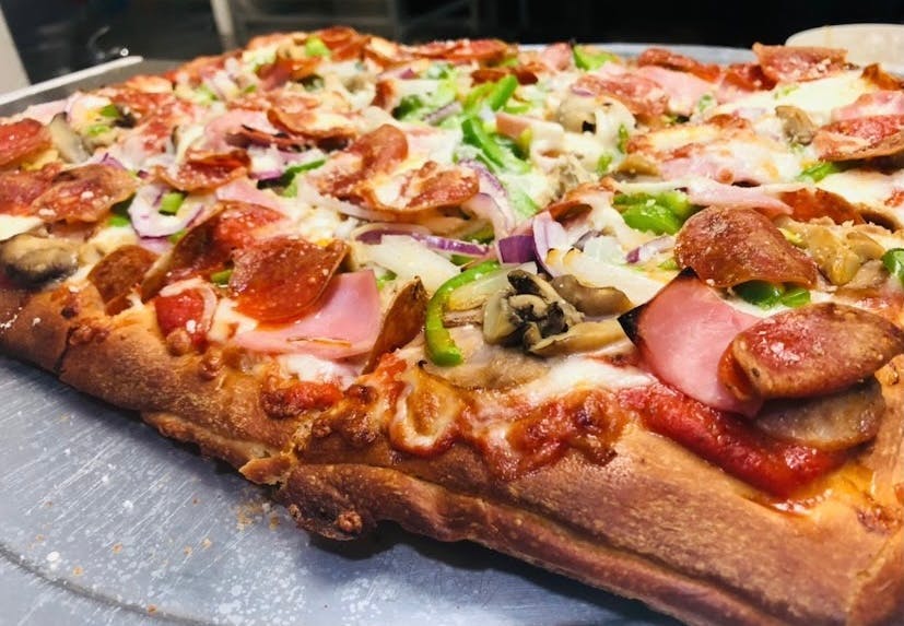 Special Deluxe Sicilian Pizza
