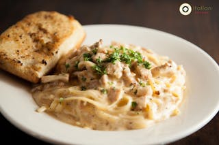 Spaghetti with Alfredo Sauce