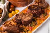 Grilled Steak with Beef Medalions