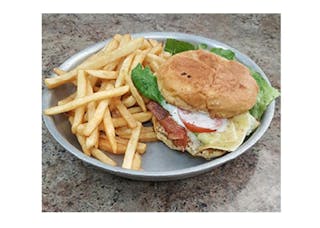 Bacon Chicken Ranch Burger