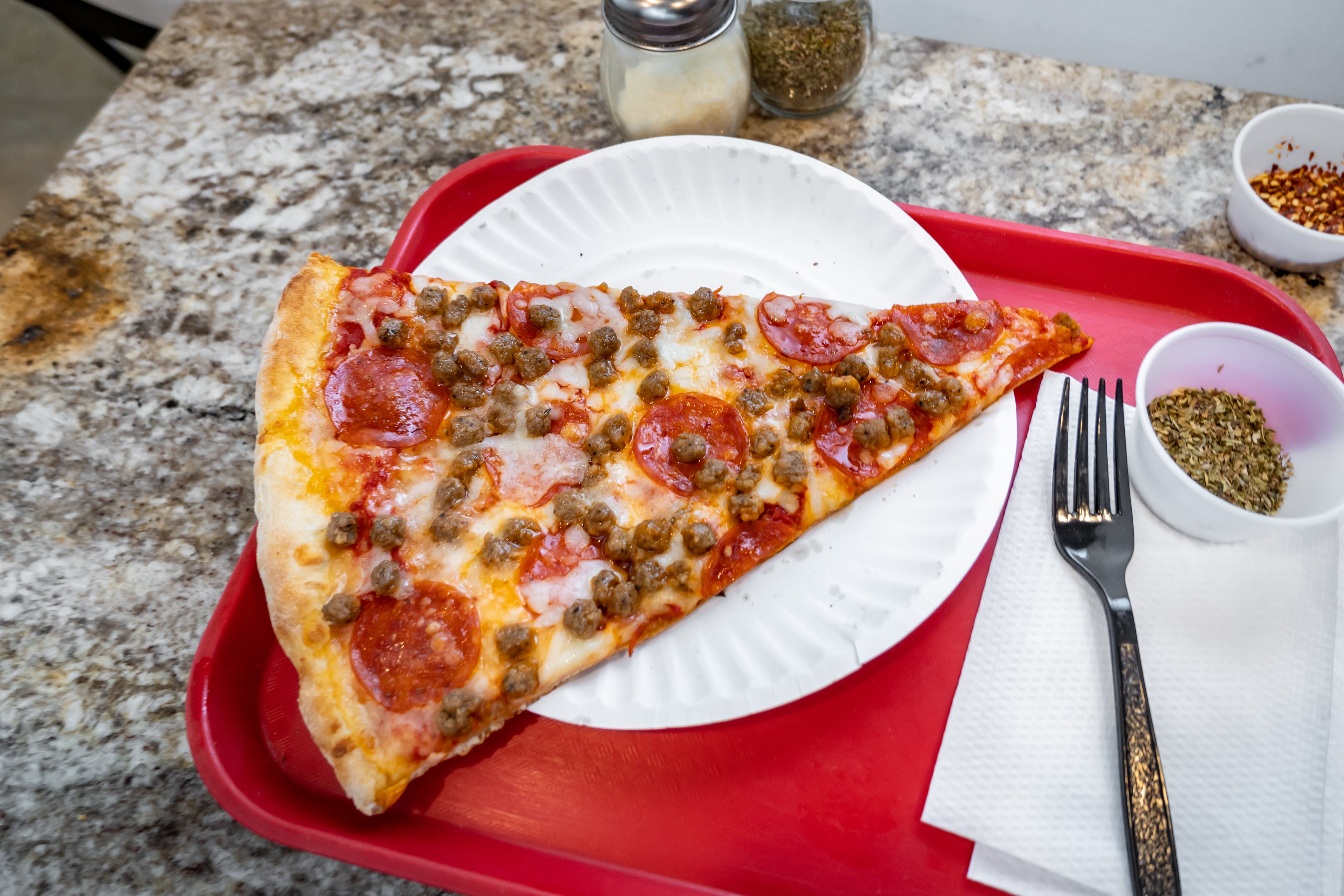 Meat Lovers Pizza Slice