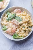 Shrimp & Broccoli Alfredo Pasta