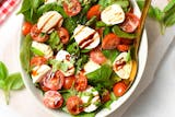 Spinach Mozzarella Salad