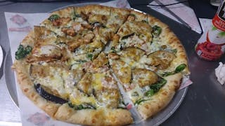 Chicken Alfredo Pizza