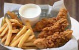 Kids Chicken strips and fries