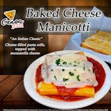 Baked Cheese Manicotti