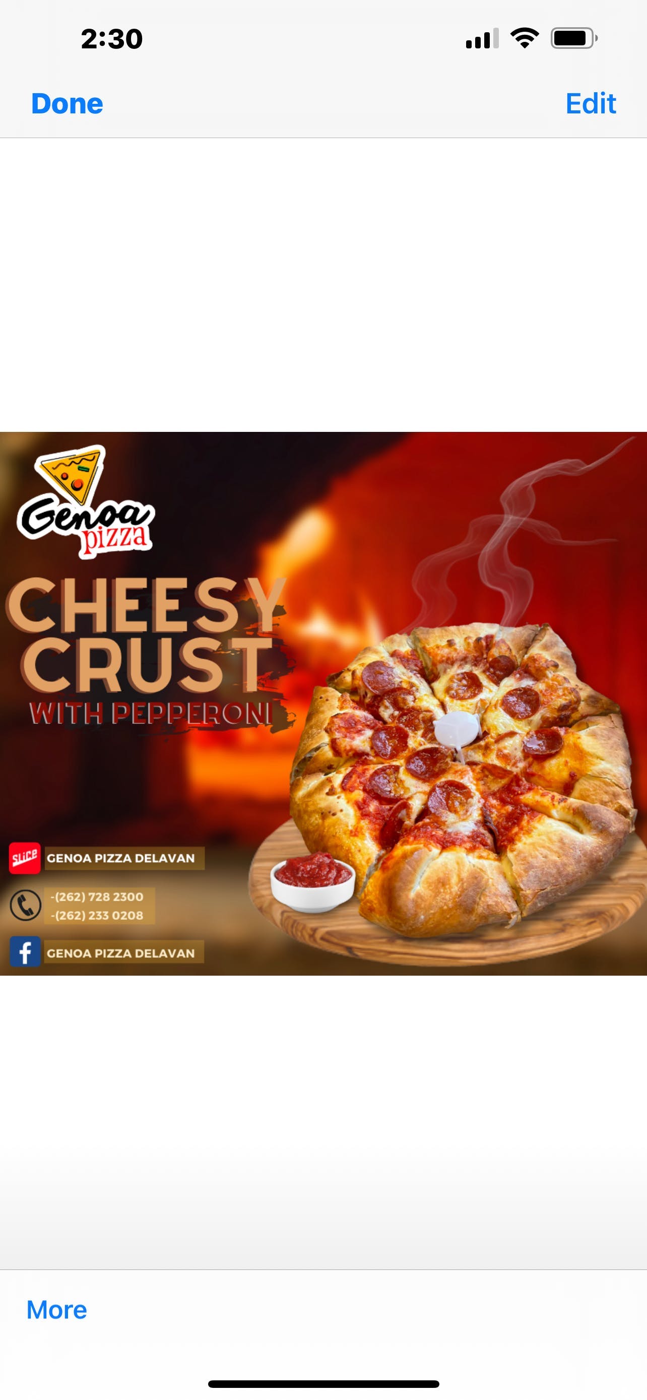 Cheesy Crust Pizza