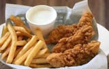 Kids Chicken strips and fries