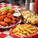 Naked wings Combo Platter