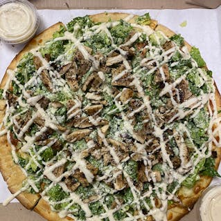Chicken Caesar Salad Pizza
