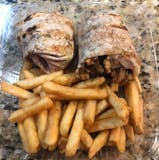 Toskana Wrap with side salad or french fries