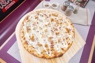Crispy Chicken Bacon Ranch Pizza