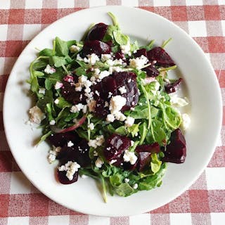 Roasted Beet & Arugula Salad