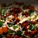 Bacon Blue Cheese Spinach Salad