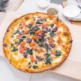 18" Square White Greek Pizza
