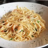 Pasta Aglio E Olio with Shrimp