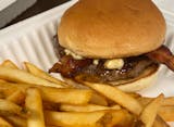 Big Blue Burger and Fries