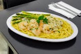 Shrimp & Asparagus with Lamb Crab Meat Special