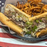 Cheesesteak Sub with Fries