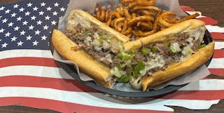 Cheesesteak Sub with Fries