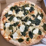 Spinach White Pizza