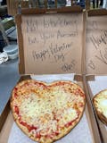 LARGE heart shaped pizza