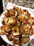 Pepperoni Garlic Knot with Fresh Mozzarella