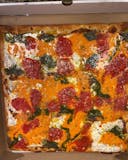 Tri Color Square Pizza