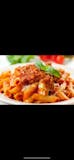 Penne with Meat Sauce with Salad & Dessert Special