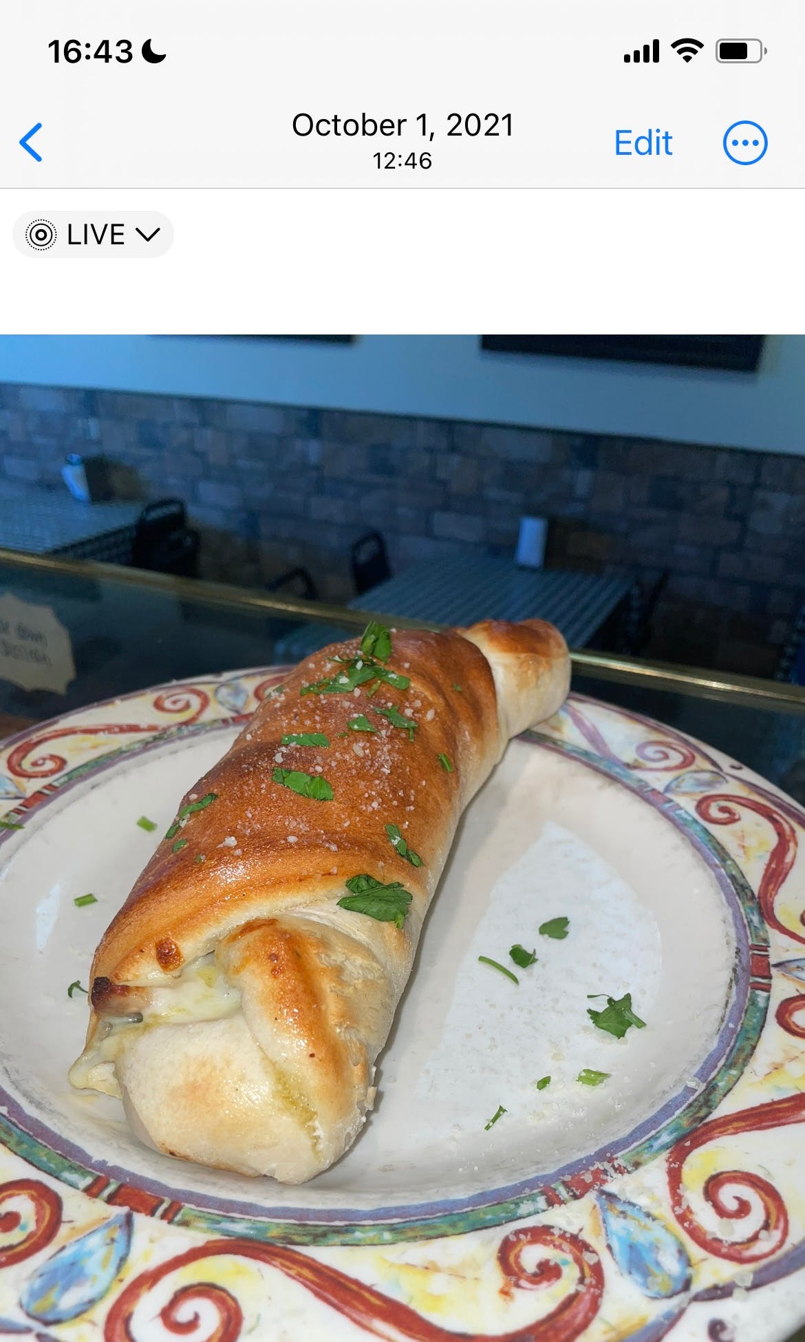 Chicken Parmigiana Roll