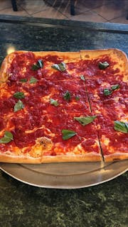 Old Fashioned Tomato Sicilian Pizza
