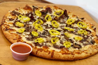 PHILLY CHEESESTEAK PIZZA