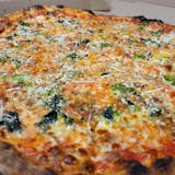Broccoli Rabe & Hot Sausage Red Pizza