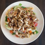 Buffalo Breaded Chicken Salad