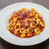 Cheese Tortellini with Meat Sauce