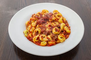 Cheese Tortellini with Meat Sauce