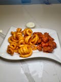 Spicy Boneless Wings & Curly Fries