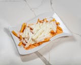 Vodka Fries Topped Melted Fresh Mozzarella