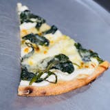 1 White Slice with Spinach