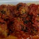 Turkey with Spinach Meatballs in Special Apricot Sauce