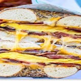 Taylor Ham, Egg & Cheese Served on a bagel or Kaiser roll