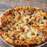 Round Vegetarian Pizza