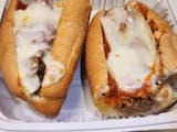 Meatball Parmigiana Sandwich