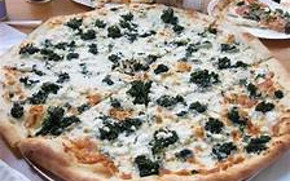 White Broccoli Pizza