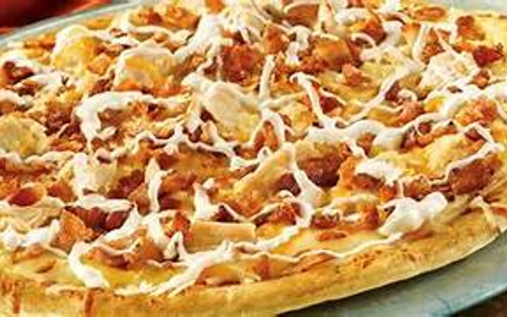 Chicken Bacon Ranch Pizza