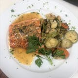 Baked Salmon with Lemon Butter Sauce