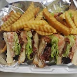 BLT Club with Fries