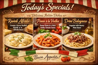 Daily specials